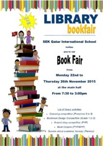 Library Book Fair 2015